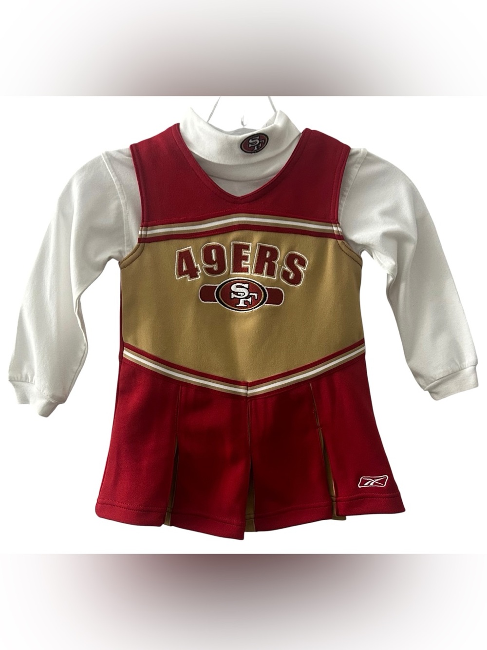 San Francisco 49ers Vintage Y2K Toddler Girls Sz 3T Cheerleader Outfit